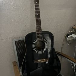 Fender Acoustic Guitar Black