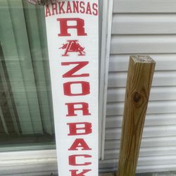 Razorback Porch Sign 