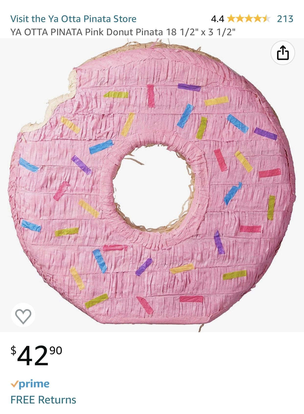 Piñatas Donut Shape