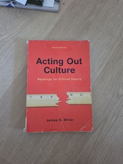 Acting Out Culture
