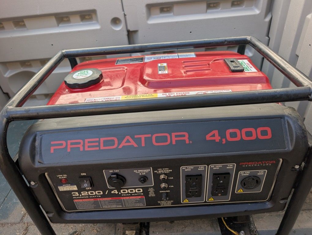 4000 Watt Generator Predator For Trade Or Sale