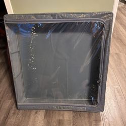 Two Storage Container Zip Up Bags  24”x23”x5.5”. By Periera Qvc