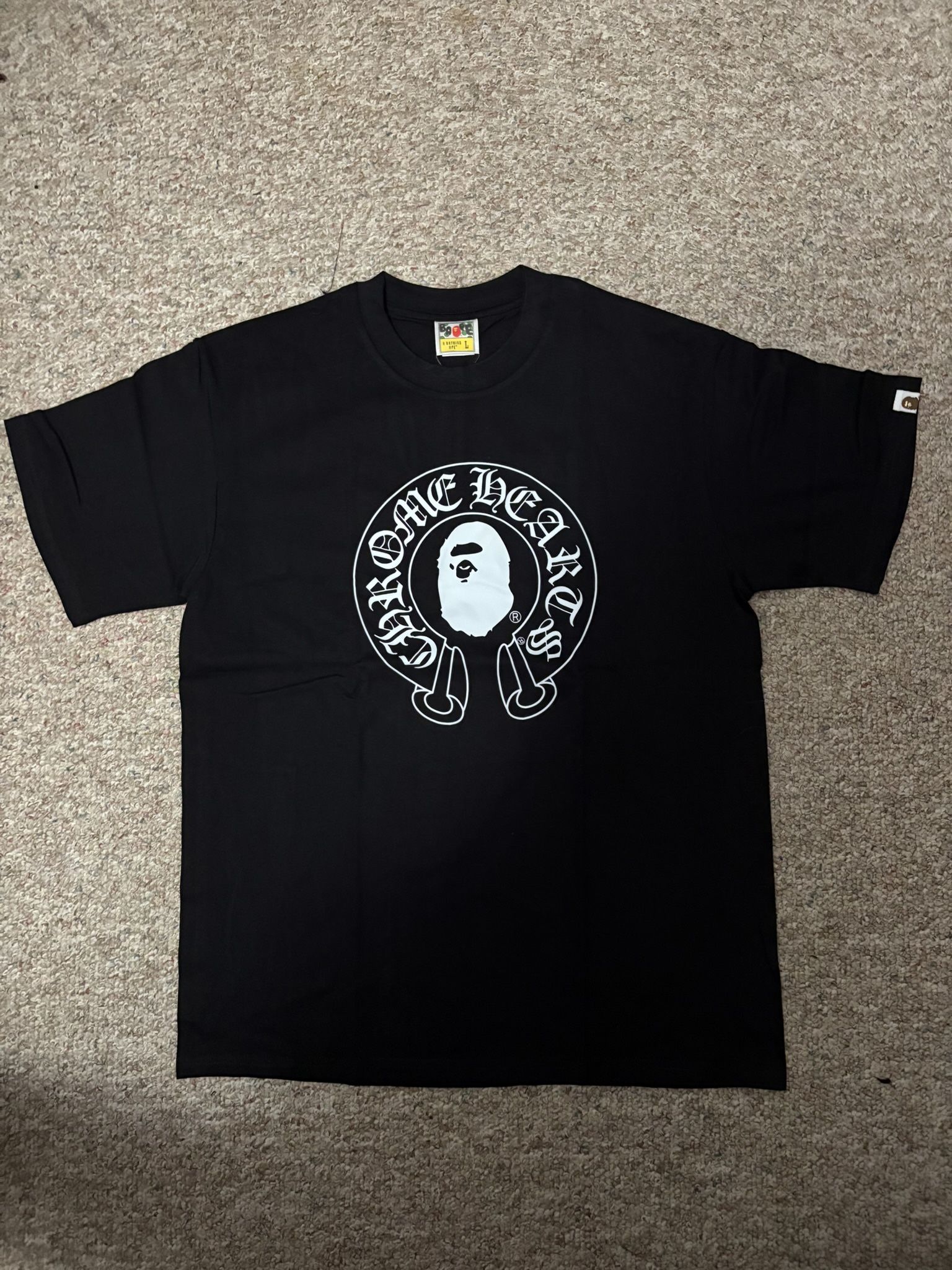 Bape chrome hearts tee