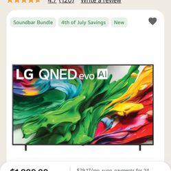 LG QNED Evo TV 