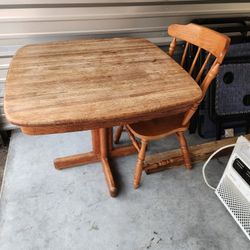 Chair And Table