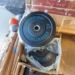 New 45lb Bumper Plates 