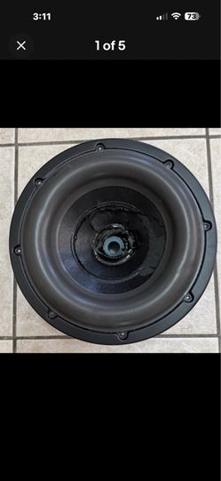 Sunfire 10" Single Subwoofer Speaker No Enclosure For Parts Damaged