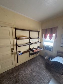 Wooden wall rack