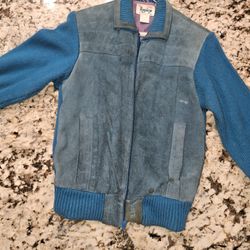 Vintage Genuine Leather Bomber Jacket