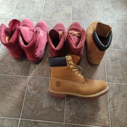 Timberland Boots 3 Pairs!!