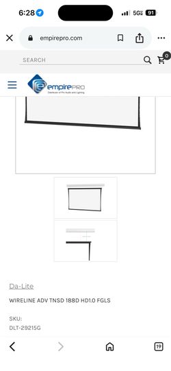 This is a STEAL Professional Project Screen(NEW PRICE)