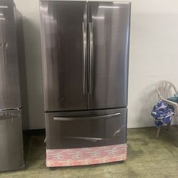 Samsung Black Stainless Steel Refrigerator SX9
