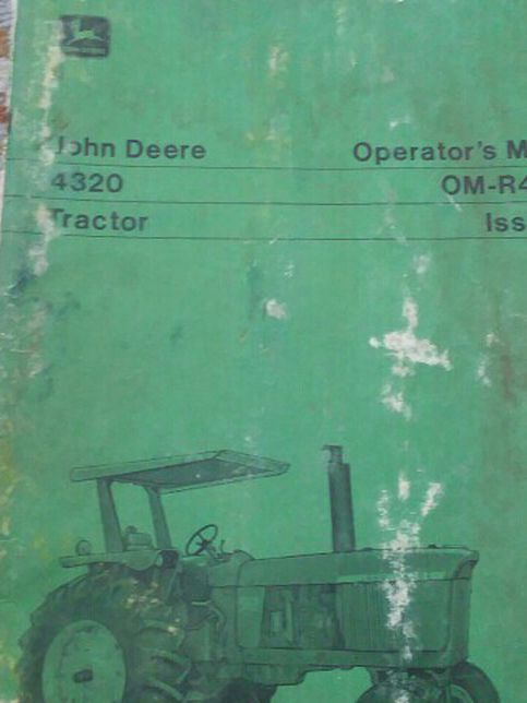 Manual for John Deer 4320