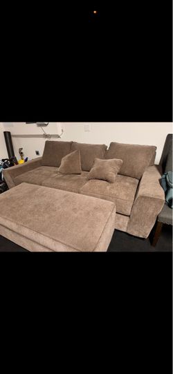 Brown sofa set