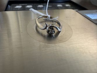 Size 6 White Gold Ring