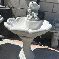 New Fountain Made Out Of Cement Perfect Gift 🎁 