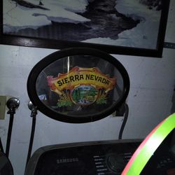Sierra Nevada bar mirrors/light