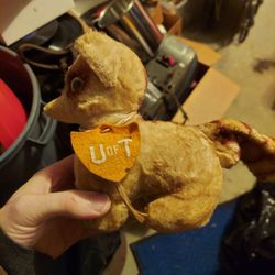 Vintage 1950s University Of Tennessee Dog Plush Toy