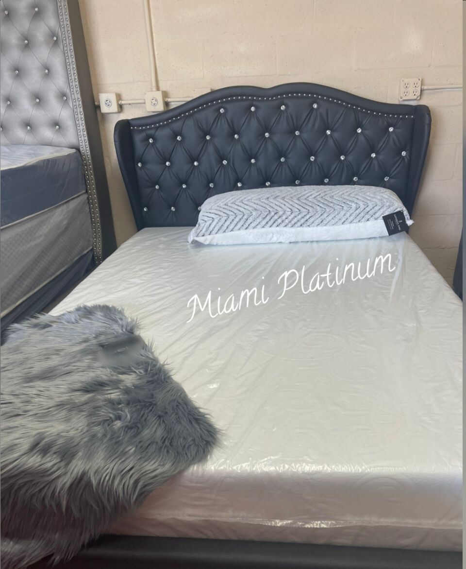 Queen Bed With Mattress // Financing Available