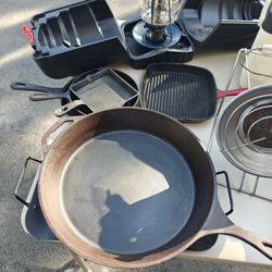 Camping Picnic Beach BBQ Cast Iron Cooler Lamp Heater