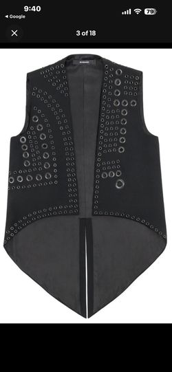 GIVENCHY Coattail Vest Waist Coat 40