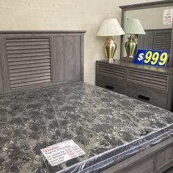 Gray 3 Pc Bedroom Set