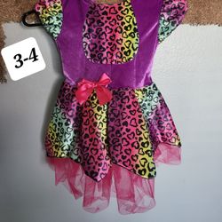 Rainbow Kitty  Costume  3-4
