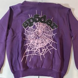 purple sp5der hoodie 
