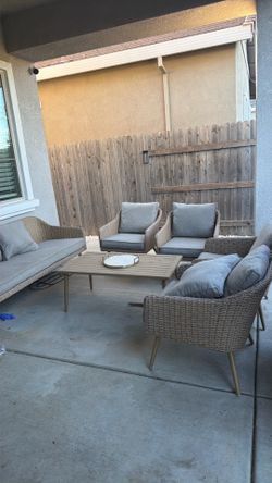 Backyard furniture set