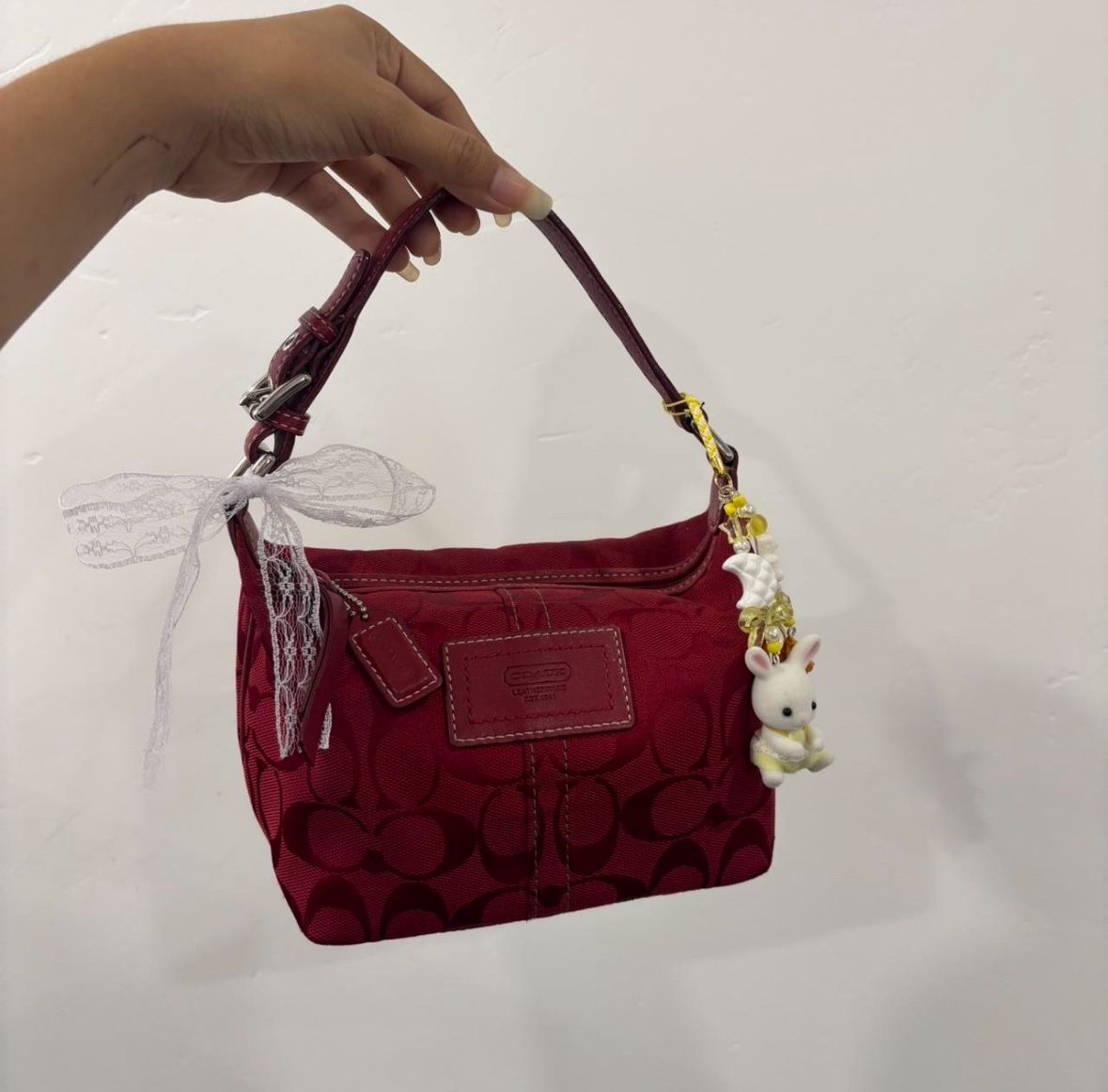 Coach Monogram Mini Shoulder