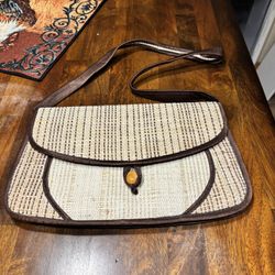  Vintage Faux Straw Purse 