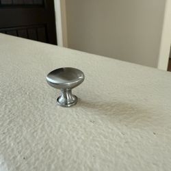 Cabinet Door Knobs- 1.25” D, 1”H, 63 Total With Screws