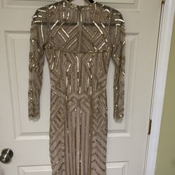 Designer Gianni Bini Women’s Size 2 Gold Dress