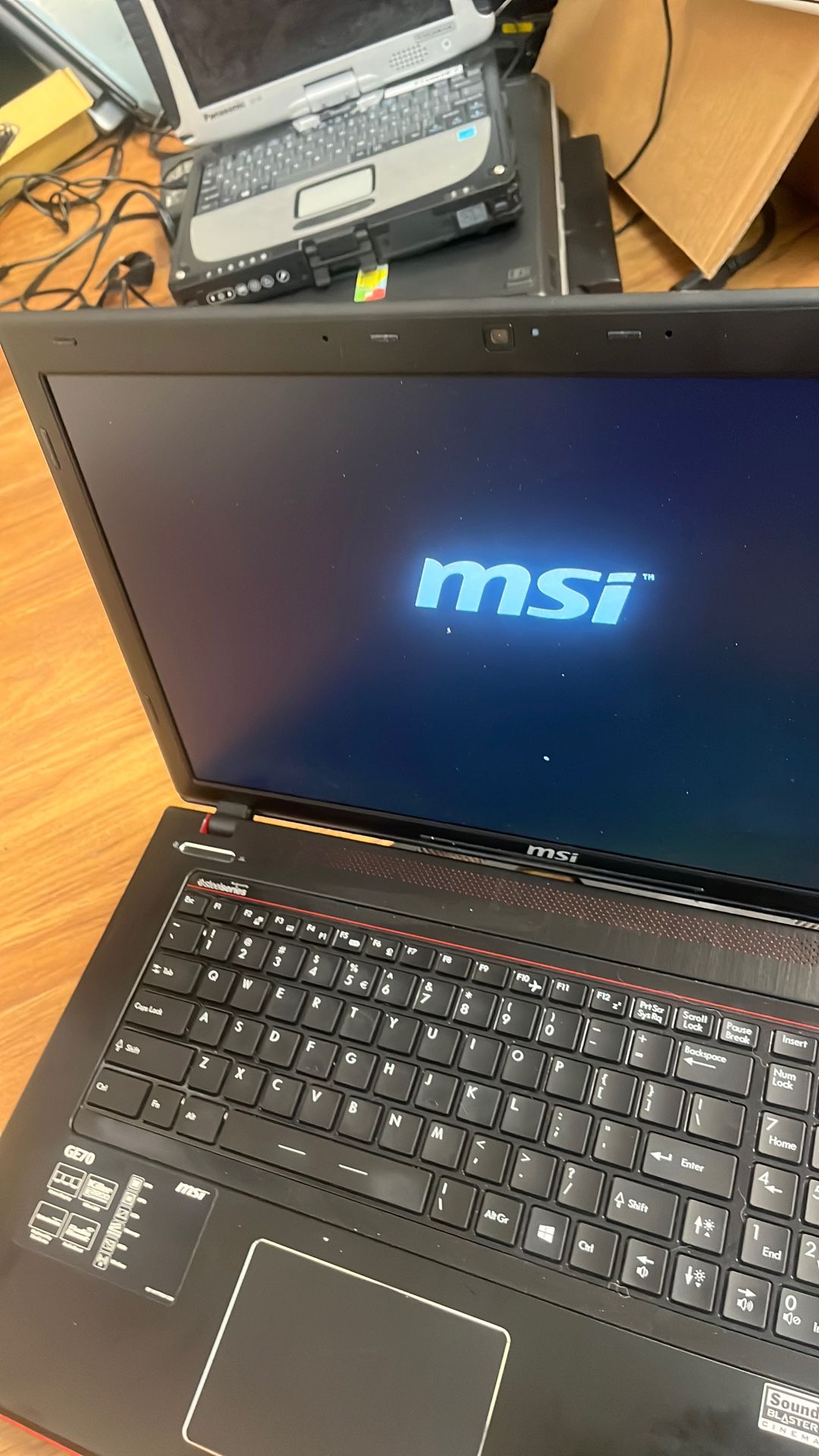 Msi Gaming Laptop Corei7 4th Gen. 2.8ghz 12gb Ram 256gb SSD Win 11 NVidia GeForce Gpu