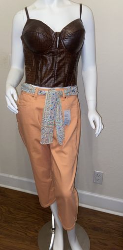 Croft& Barrow Pants AND Synthetic leather Top