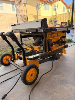 DEWALT rolling Table Saw