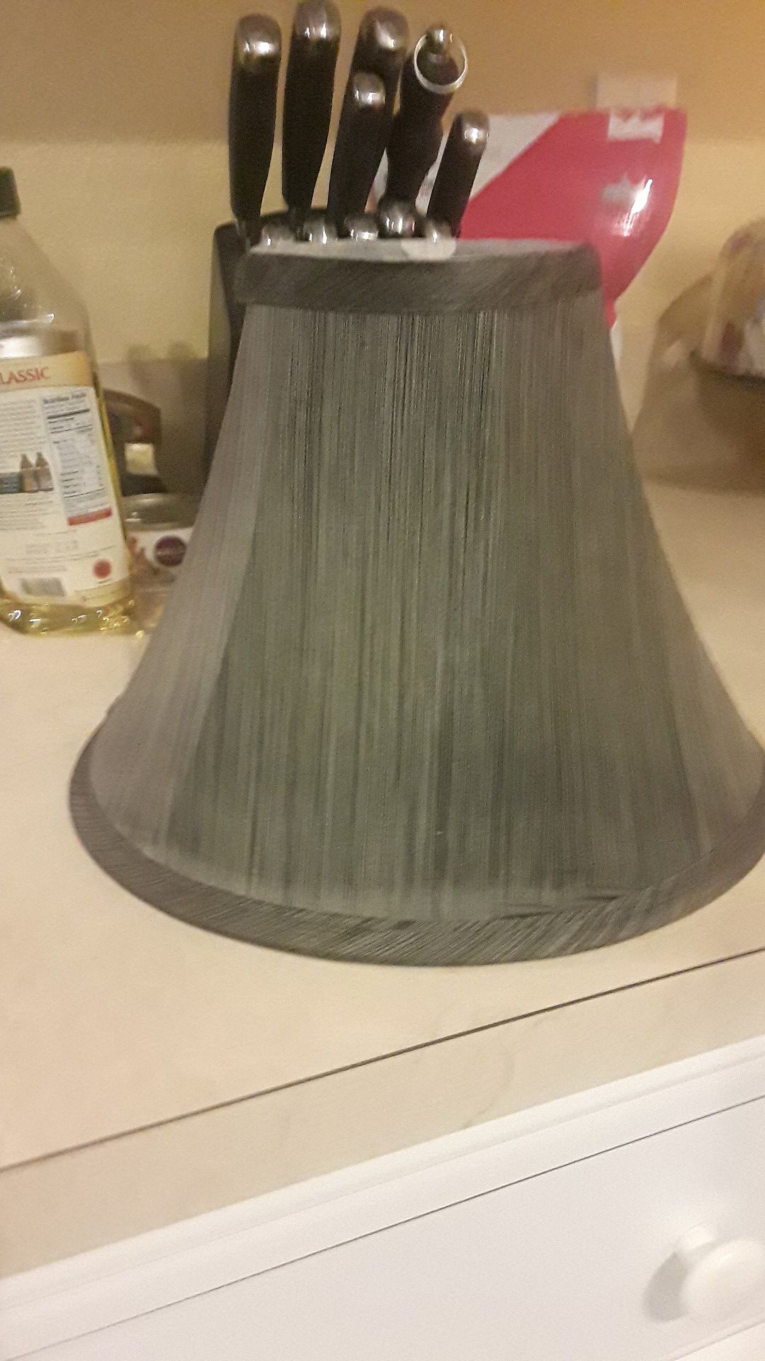 Green medium size lamp shade