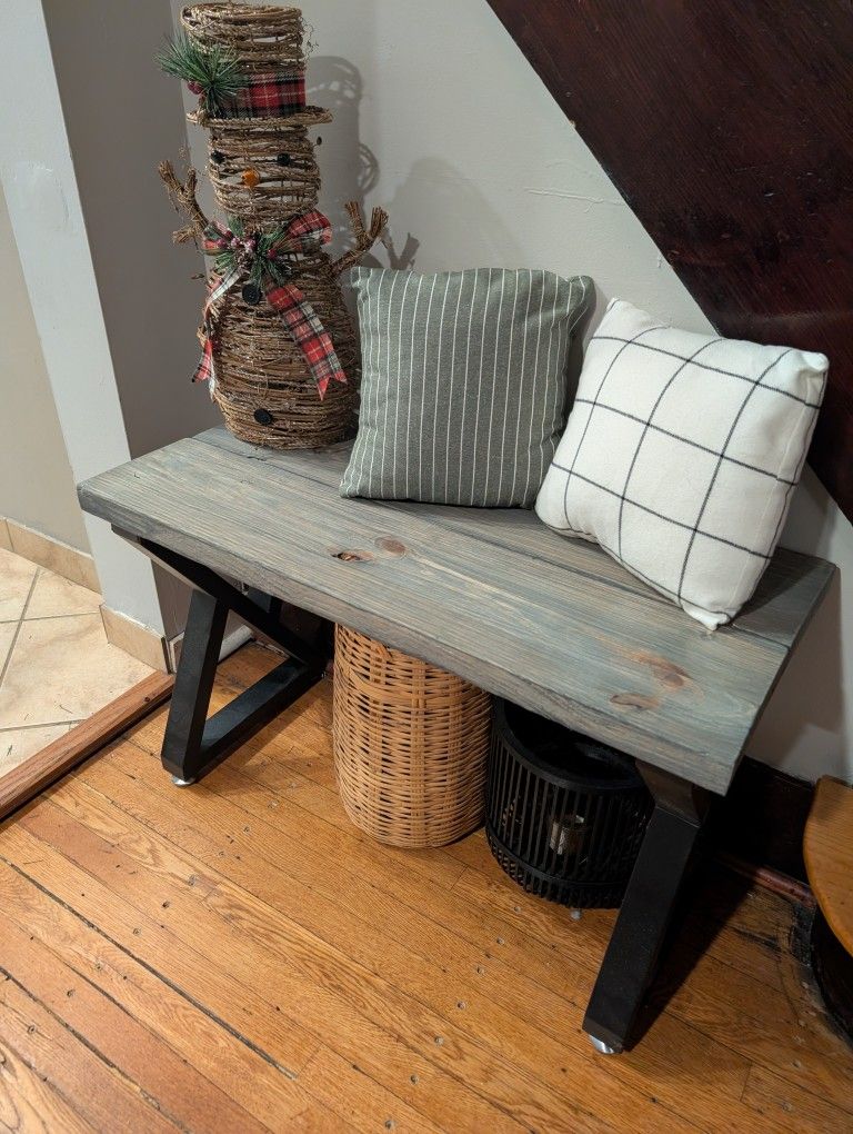 Brand New Solid Wood Bench