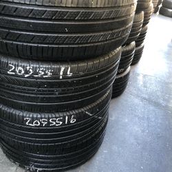 Size 205/55R16 Set Of Four Tires Brand Michelin