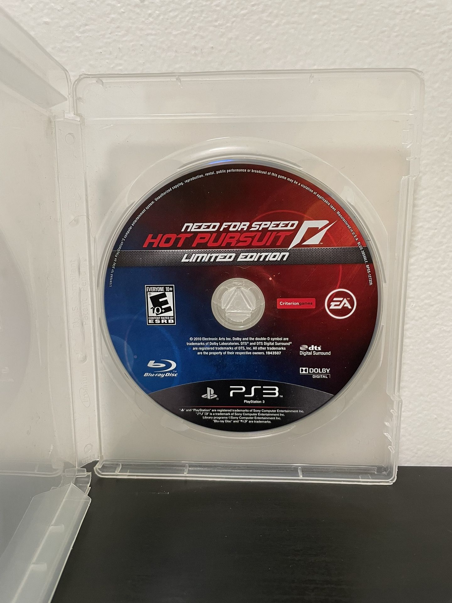 Need For Speed Hot Pursuit Limited Edition PS3 Sony PlayStation 3 Video Game