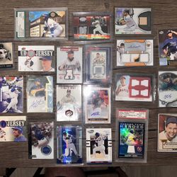 Assorted Baseball Cards - GU/ Auto/ RC/ PSA 10/ Etc.