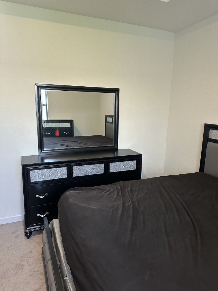 Dresser Black With Mirror,All Products : American Fashion Style Bags On Sale