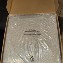 New in Box Biege Square Seat Cushion