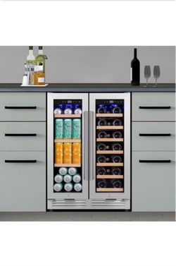 24 Inch French Door Fridge/ Wine Cooler