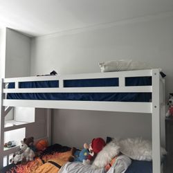 Kids Bunk Bed With Mattress 