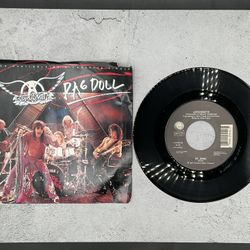 Aerosmith “Rag Doll” 45 Vinyl Record
