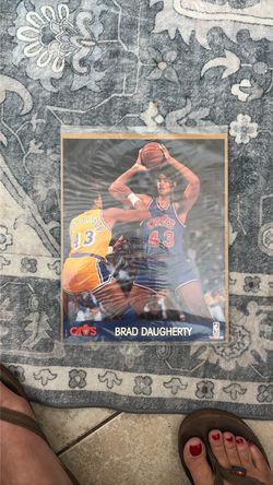 Vintage 1990 NBA Hoops oversized trading carc
