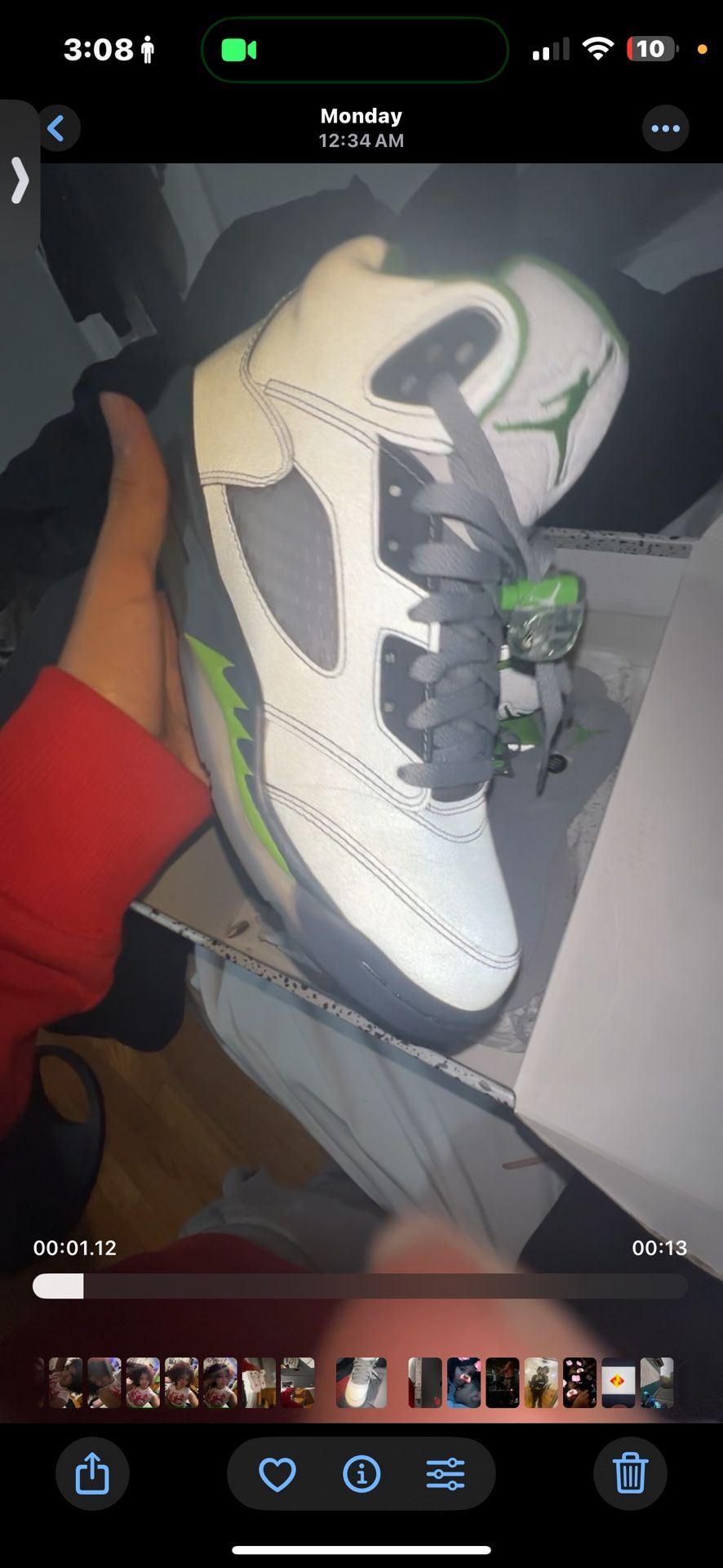Jordan 5 Green Bean