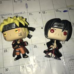 Naruto and Itachi pop figures￼