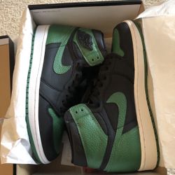 Jordan 1 Retro OG High Pine Green 2.0 Sz 9